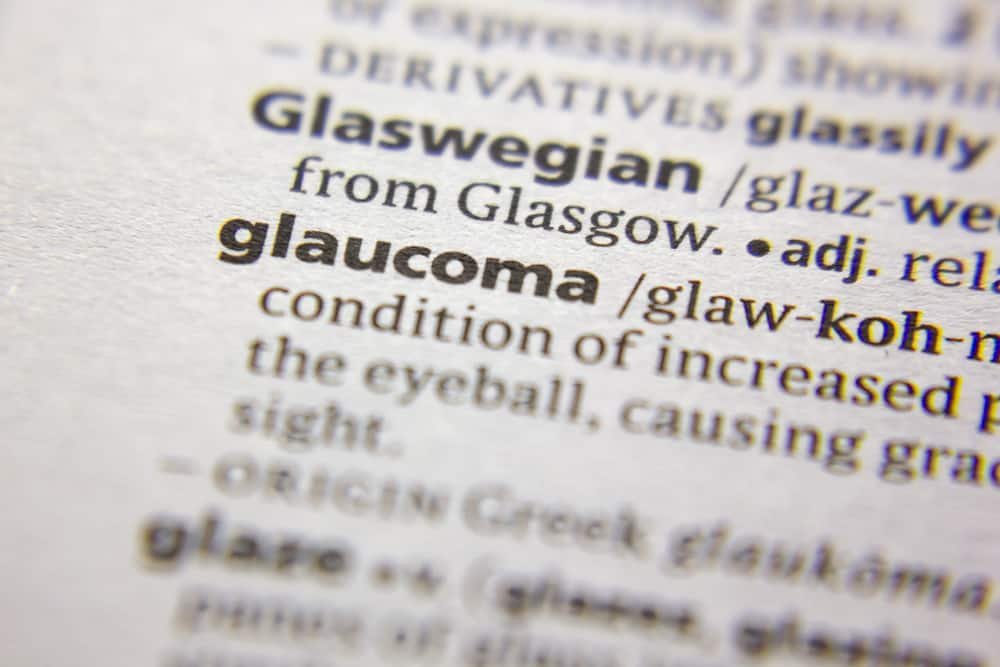 Word or phrase Glaucoma in a dictionary yoga