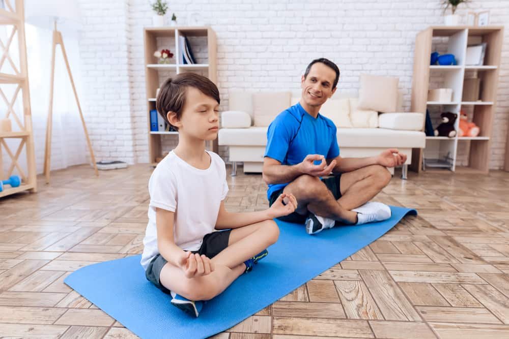yoga father and son